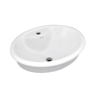 Parryware Cascade Nxt Self Rimming Counter Top Wash Basin White