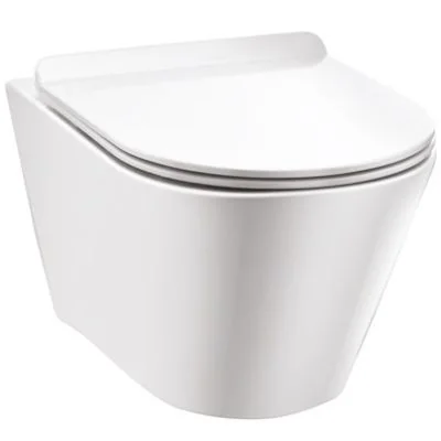 Parryware Zenx Rimless Wall Hung WC P-Trap