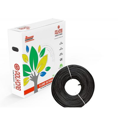 Polycab FRLF Electrical Cables 1.5 sqmm Black - 300 mtrs