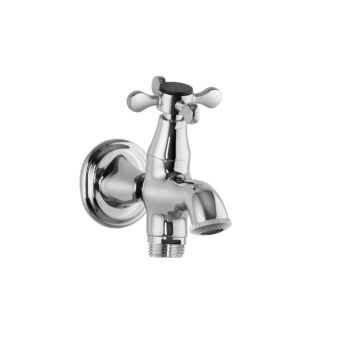 Jaquar Queens Prime 2-Way Bib Cock - Chrome