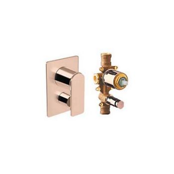 Kohler  Recessed Bath And Shower Trim With Diverter + At235 Valve In Rose Gold Brushed Bronze (K-22787In-4-Bv)