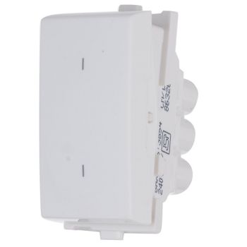 Anchor Penta Modular 10AX 2 Way Switch 1M White