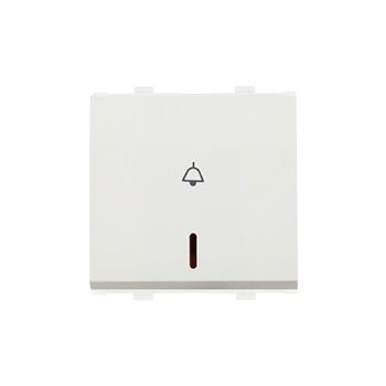 Anchor Penta Modular 10A Bell Push Switch with Neon 2M White