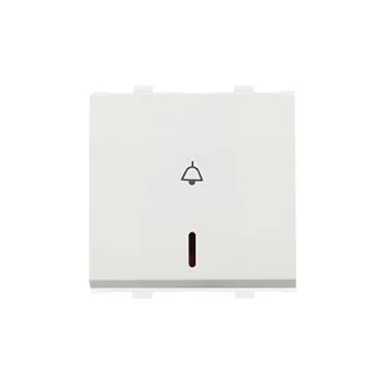 Anchor Penta Modular 10A Bell Push Switch with Neon 2M White