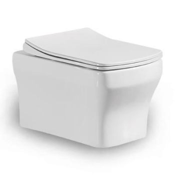 Hindware BERLIN Starwhite WM EWC - Rimless