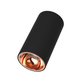 SturLite Ador Round Black COB Surface Downlight 6000K Cool Daylight