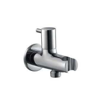 Jaquar Round Wall Outlet With Shower Hook And Shut Off Valve