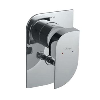 Jaquar Alive Single Lever 3-Inlet Divertor Exposed Parts Kit Consisting Of Operating Lever, Wall Flange & Button Only