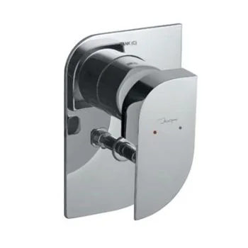 Jaquar Alive Single Lever 3-Inlet Divertor Exposed Parts Kit Consisting Of Operating Lever, Wall Flange & Button Only