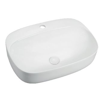 Parryware Aquiline 600 Table Top Wash Basin White