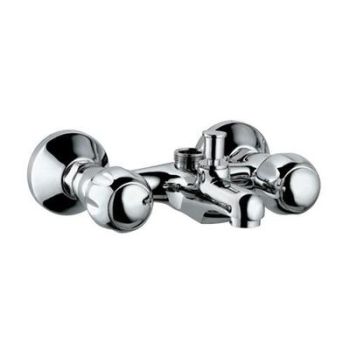 Jaquar Clarion Wall Mixer With Telephone Shower Arrangement, Connecting Legs & Wall Flanges But Without Crutch & Telephone Shower