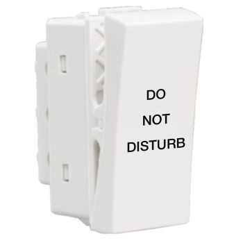 Crabtree Athena Do Not Disturb Switch Two Way Chalk White