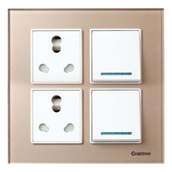 Crabtree Murano Cover Plate Stone Beige