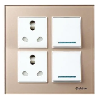 Crabtree Murano Cover Plate Stone Beige