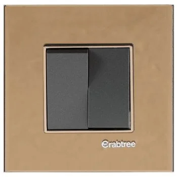 Crabtree Signia Grande Copper Mirror Glass Outer Plate