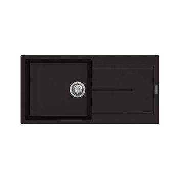 Carysil Enigma Quartz Single Bowl Kitchen Sink with Drainer 40"x20"