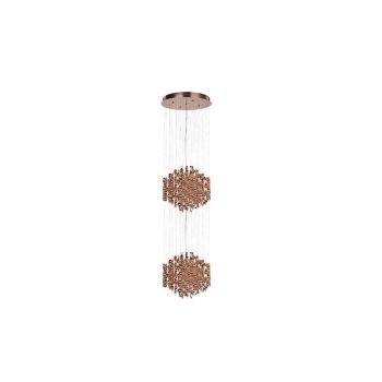 Jaquar 2 Tier Metal string with Chrome finishing Ceiling Light (DCL-RDG-MD400500636C)