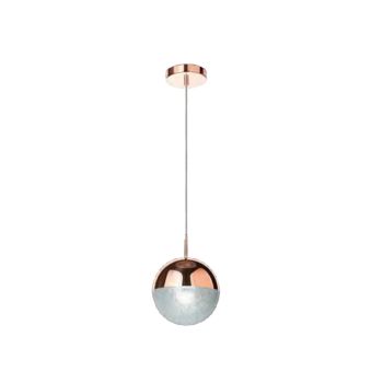 Jaquar  Light PC globe diffuser with rose gold finish pendant