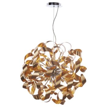 Jaquar 12 LT Aluminium curved strips with Rose Gold finishing Pendant (DPN-RDG-MD501001512C)