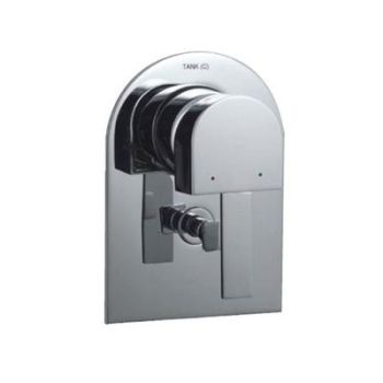 Jaquar Darc Single Lever 3-Inlet Divertor Exposed Parts Kit Consisting Of Operating Lever, Wall Flange & Button Only