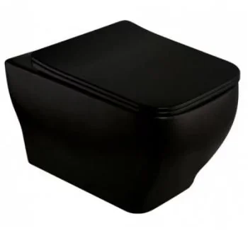 Hindware Glamour Element Plus Wall Mounted Closet Matte Black