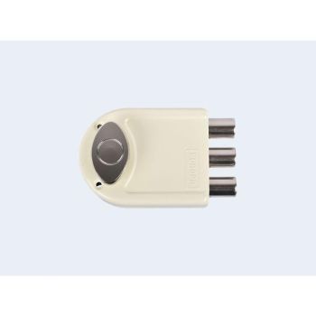 Europa Main Door Lock (IN) Ivory Nickel 8113