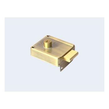 Europa Night Latch (AB) Antique Brass 6120