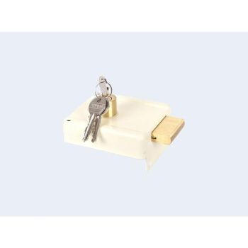 Europa Night Latch (IV) Ivory 6120