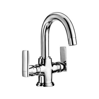 Cera Titanium Central Hole Basin Mixer F1003461