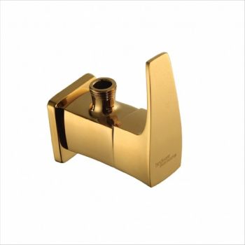 Hindware Avior Angular Stop Cock with Wall Flange Full Gold F520006PGD
