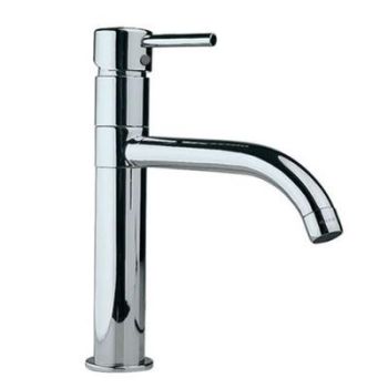 Jaquar Florentine Single Lever Sink Mixer With 170Mm Extension Body Swinging Spout Without Popup Waste (Table Mounted) With 600Mm Long Braided Hoses
