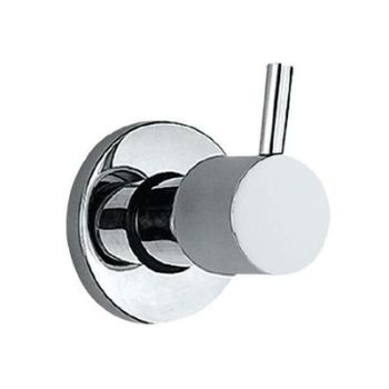 Jaquar Florentine Exposed Part Kit Of Concealed Stop Cock & Flush Cock With Fitting Sleeve, Operating Lever & Adjustable Wall Flange With Seal