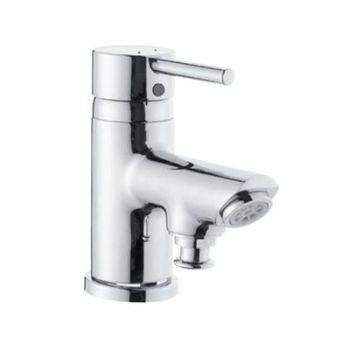Jaquar Florentine Single Lever 1- Hole Bath & Shower Mixer (High Flow) Tub Mounted With Concealed Provision For Connection To Hand Shower With 450Mm Long Braided Hoses