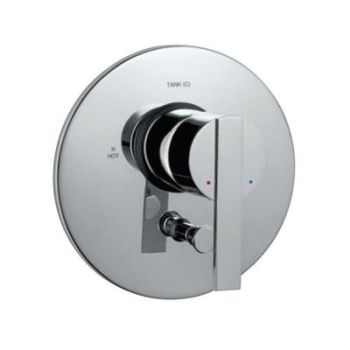 Jaquar Fonte Single Lever 3-Inlet Divertor Exposed Parts Kit Consisting Of Operating Lever, Wall Flange & Button Only