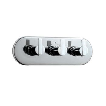 Jaquar Fonte Concealed 4-Way Divertor Set With Hot & Cold Concealed Stop Cock With Built-In Non-Return Valves (Composite One Piece Body)