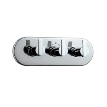 Jaquar Fonte Concealed 4-Way Divertor Set With Hot & Cold Concealed Stop Cock With Built-In Non-Return Valves (Composite One Piece Body)