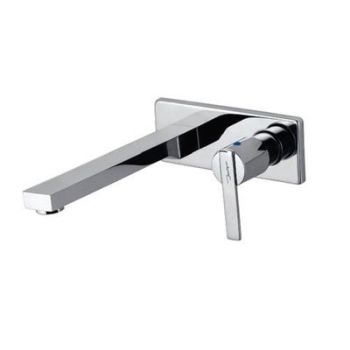 Jaquar Fonte Exposed Part Kit Of Single Concealed Stop Cock Consisting Of Operating Lever, Cartridge Sleeve, Wall Flange (With Seals) & Basin Spout