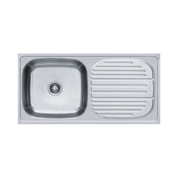 Franke 611 X Grand 44 x 20 Inch SS 304 Kitchen Sink with Drainboard