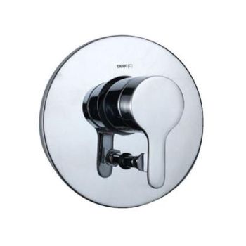 Jaquar Fusion Single Lever 3-Inlet Divertor Exposed Parts Kit Consisting Of Operating Lever, Wall Flange & Button Only