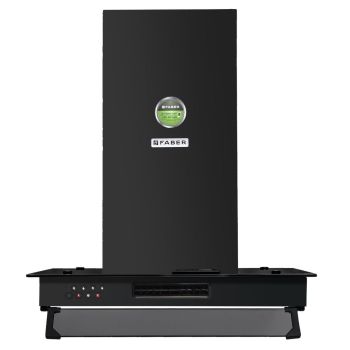 Faber 3IN1 Aerostation Glamour Pro 3d Bk Ft 90 Kitchen Chimney