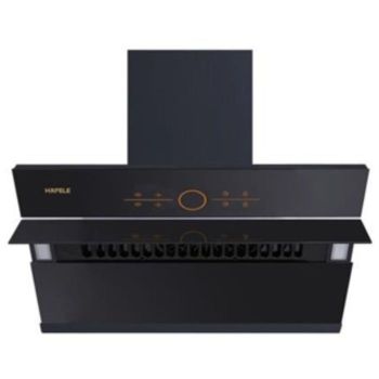 Hafele Teresa 90 Plus Wall Mounted Kitchen Chimney - Black