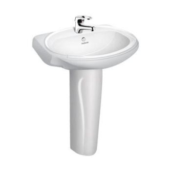 Hindware Constellation  Pedestal Basin Starwhite (10032 + 11010)