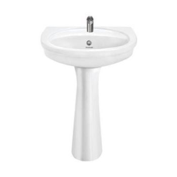 Hindware Dune Pedestal Basin Starwhite (10088 + 11003)