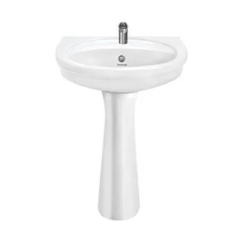 Hindware Dune Pedestal Basin Starwhite (10088 + 11003)