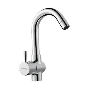 Hindware Flora Swan Neck Tap (Left Hand Operating Knob) 