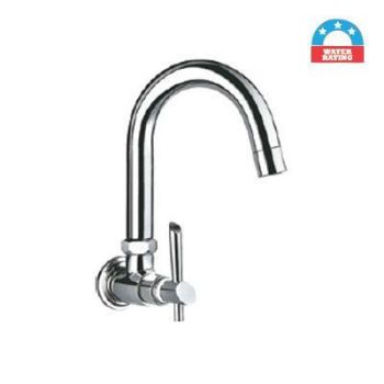 Hindware Immacula Sink Cock With Swivel (Wall Mounted)- Star Rated