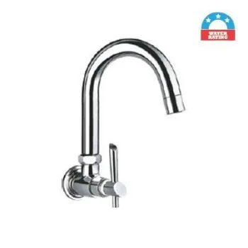 Hindware Immacula Sink Cock With Swivel (Wall Mounted)- Star Rated