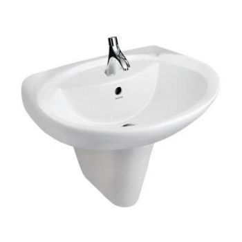 Hindware Michelangelo  Pedestal Basin Starwhite (10040 + 11027)