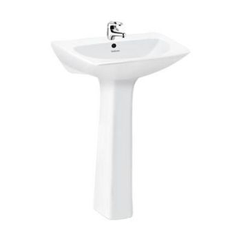 Hindware Neptune  Pedestal Basin Starwhite (10072 + 11029)