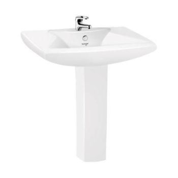 Hindware Opal  Pedestal Basin Starwhite (10082 + 11032)